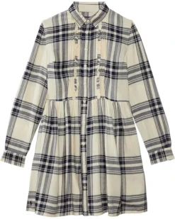 Polo Ralph Lauren Kids Plaid Cotton Twill Shirtdress (Big Kid) | Dresses