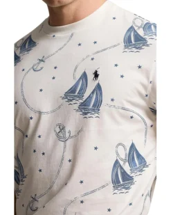 Polo Ralph Lauren Classic Fit Nautical Jersey T-Shirt | Shirts & Tops -Elegant Shoe Shop 91sZ0yD9IGL. AC SR736920