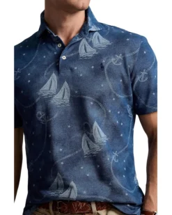Polo Ralph Lauren Classic Fit Nautical Mesh Polo Shirt | Shirts & Tops -Elegant Shoe Shop 91ulPE 5q7L. AC SR736920