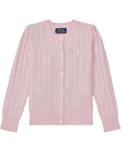 Polo Ralph Lauren Kids Cable Knit Cotton Cardigan (Little Kids) | Sweaters