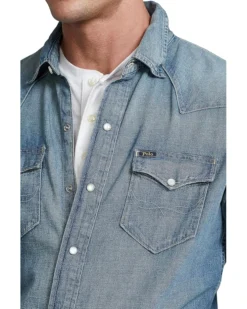 Polo Ralph Lauren Classic Fit Denim Western Sport Shirt | Shirts & Tops -Elegant Shoe Shop A1Sox0C8TNL. AC SR736920